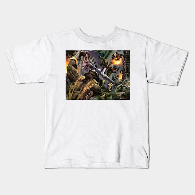 Super zombies Kids T-Shirt by KountMakula